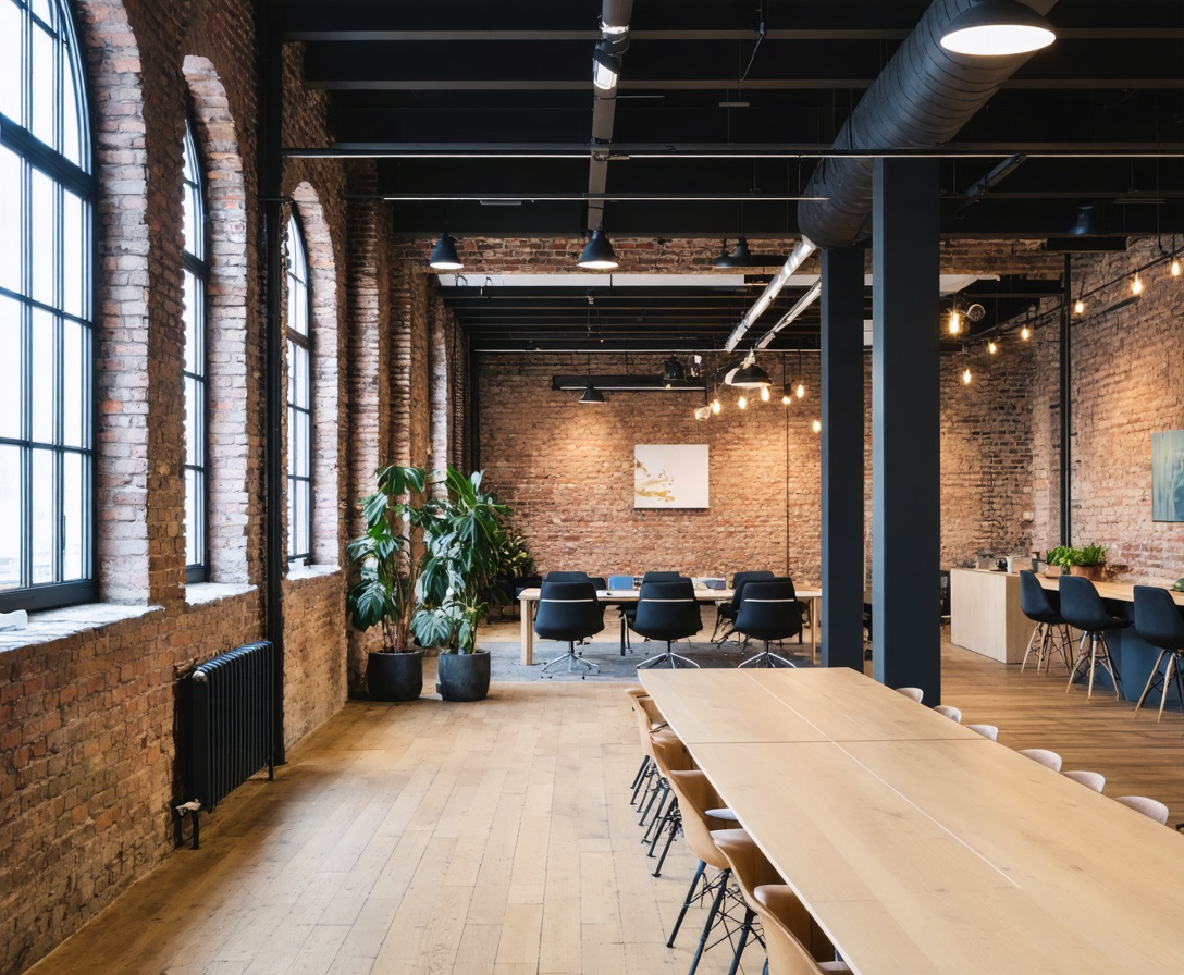 Schickes Büro im Hamburger Hafenviertel